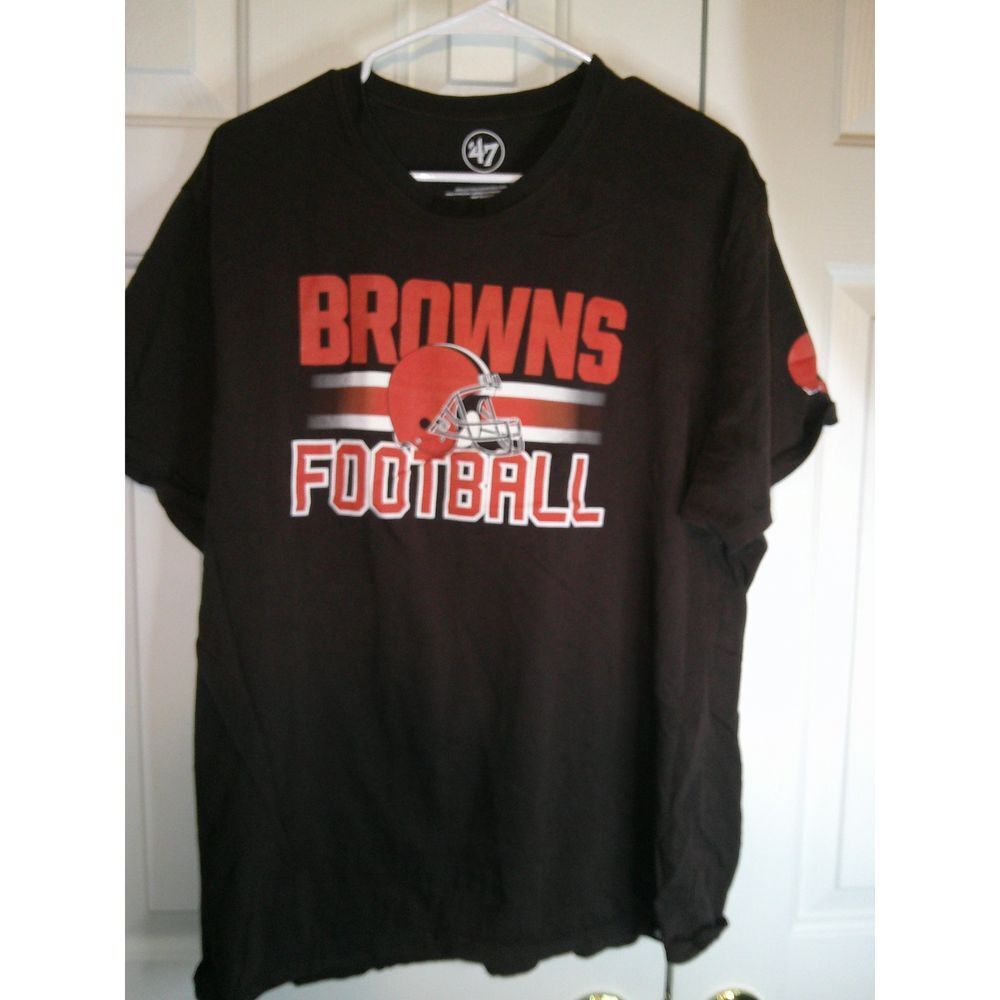 47 Brand Cleveland‎ Browns Football NFL Graphic T-Shirt XL